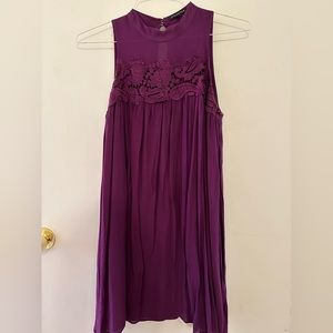 Purple short dress. Size small. In good condition